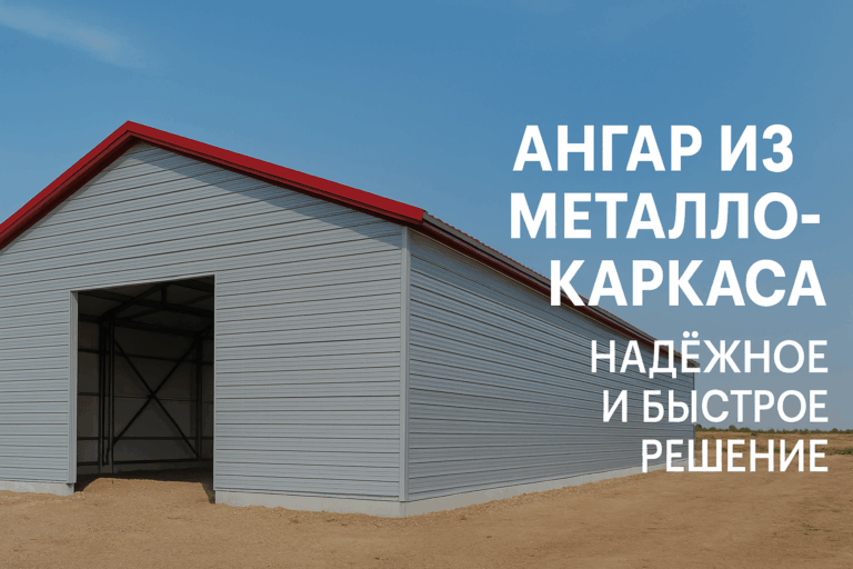ангар из металлокаркаса
